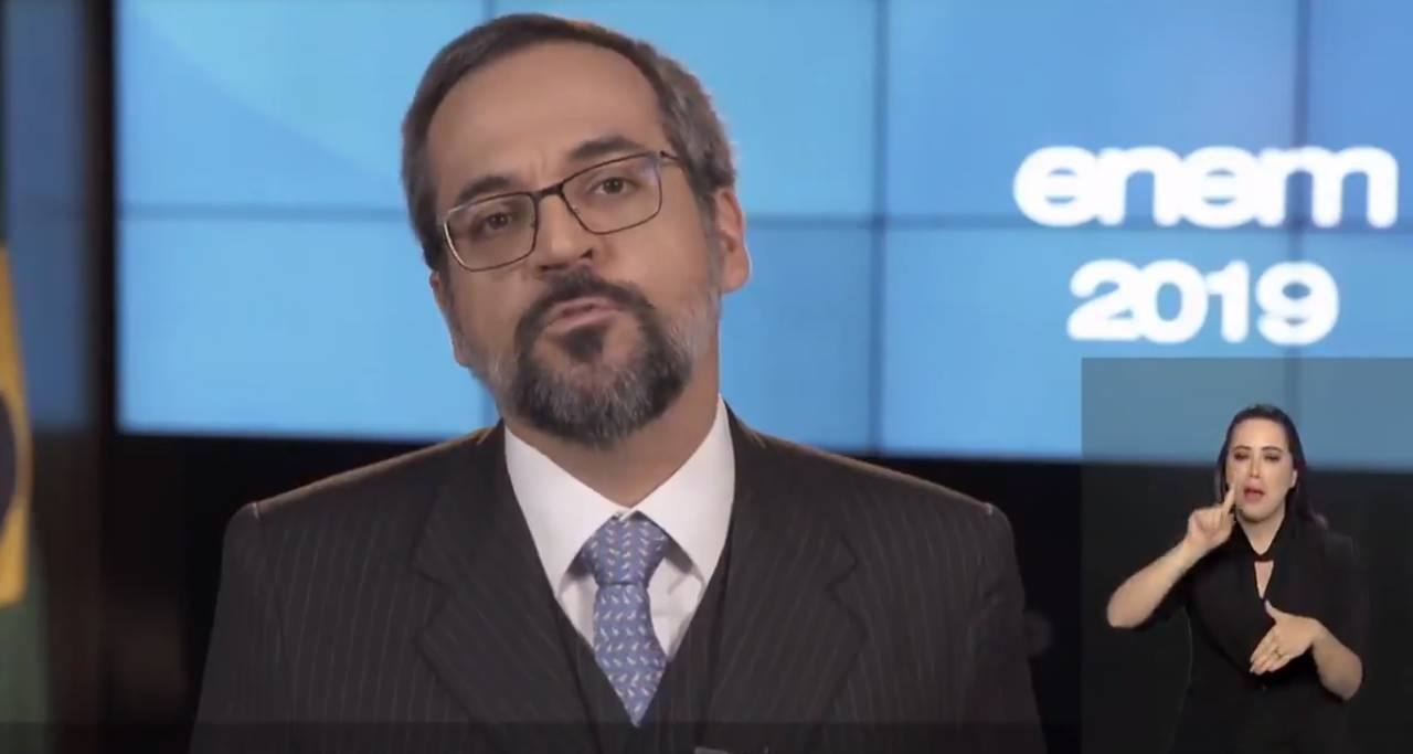 O ministro da Educação, Abraham Weintraub