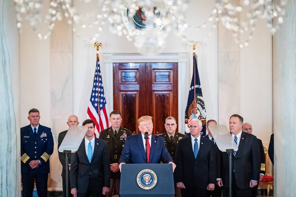 SEM FANFARRA – Trump comenta ataques que não fizeram vítimas em bases americanas: “O pior já passou” SEM FANFARRA – Trump comenta ataques que não fizeram vítimas em bases americanas: “O pior já passou”
