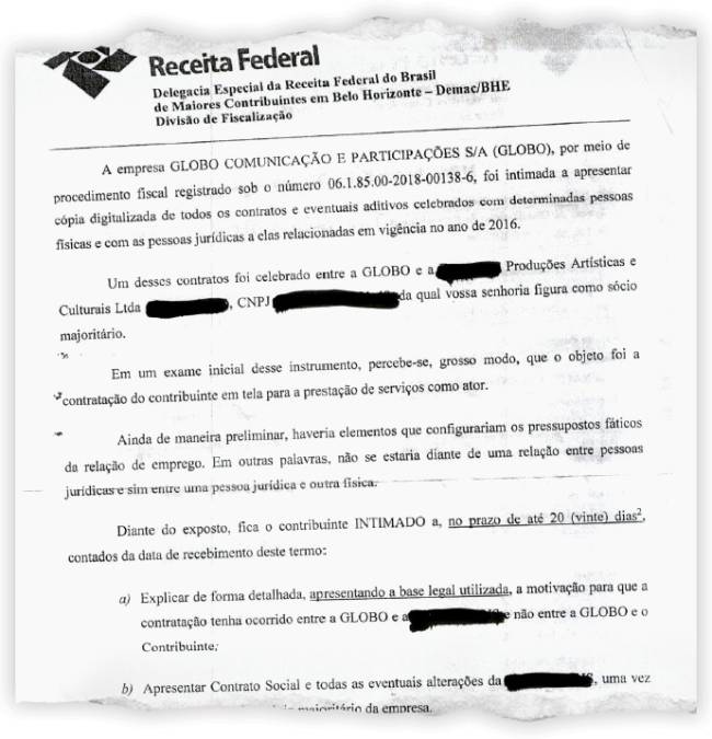 Documento da Receita Federal Documento da Receita Federal