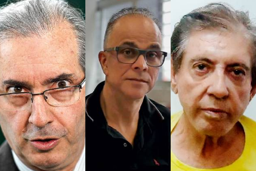Cunha, Valério e João de Deus: presos liberados por causa do coronavírus