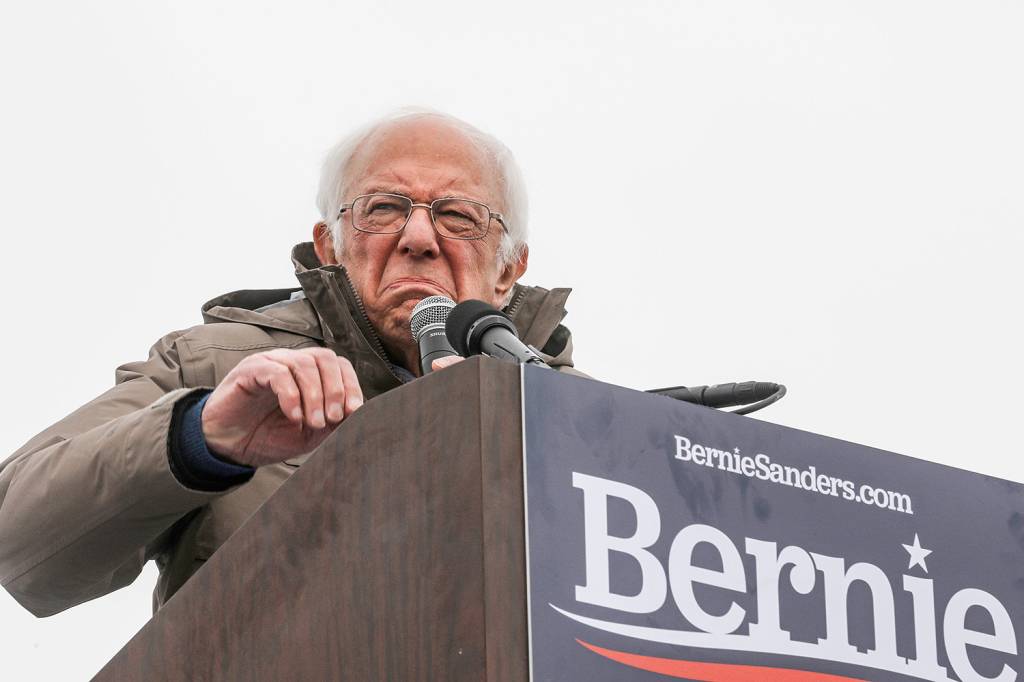Democratic 2020 U.S. presidential candidate Sanders rallies with supporters in Salt Lake City, Utah Democratic 2020 U.S. presidential candidate Sanders rallies with supporters in Salt Lake City, Utah
