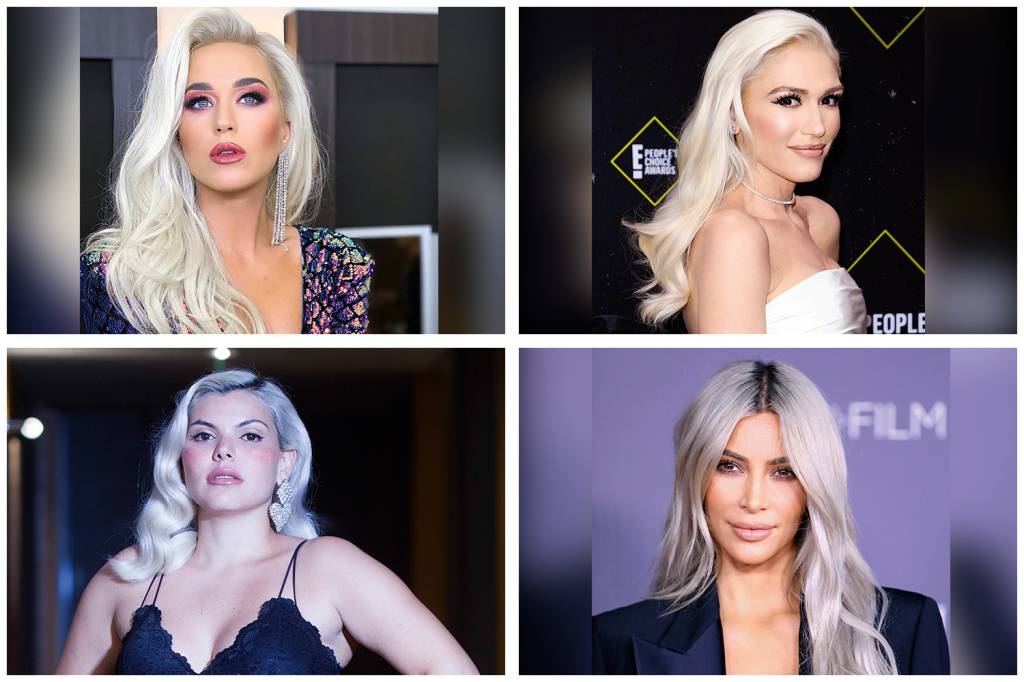 A moda dos cabelos brancos, naturais ou platinados