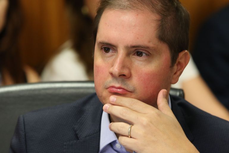 O secretário especial de Previdência e Trabalho, Bruno Bianco, anunciam as medidas do governo federal relacionadas com a concessão de benefícios do Instituto Nacional do Seguro Social (INSS)