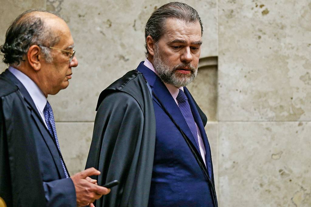 Ministro Gilmar Mendes (e) e Dias Toffoli Ministro Gilmar Mendes (e) e Dias Toffoli