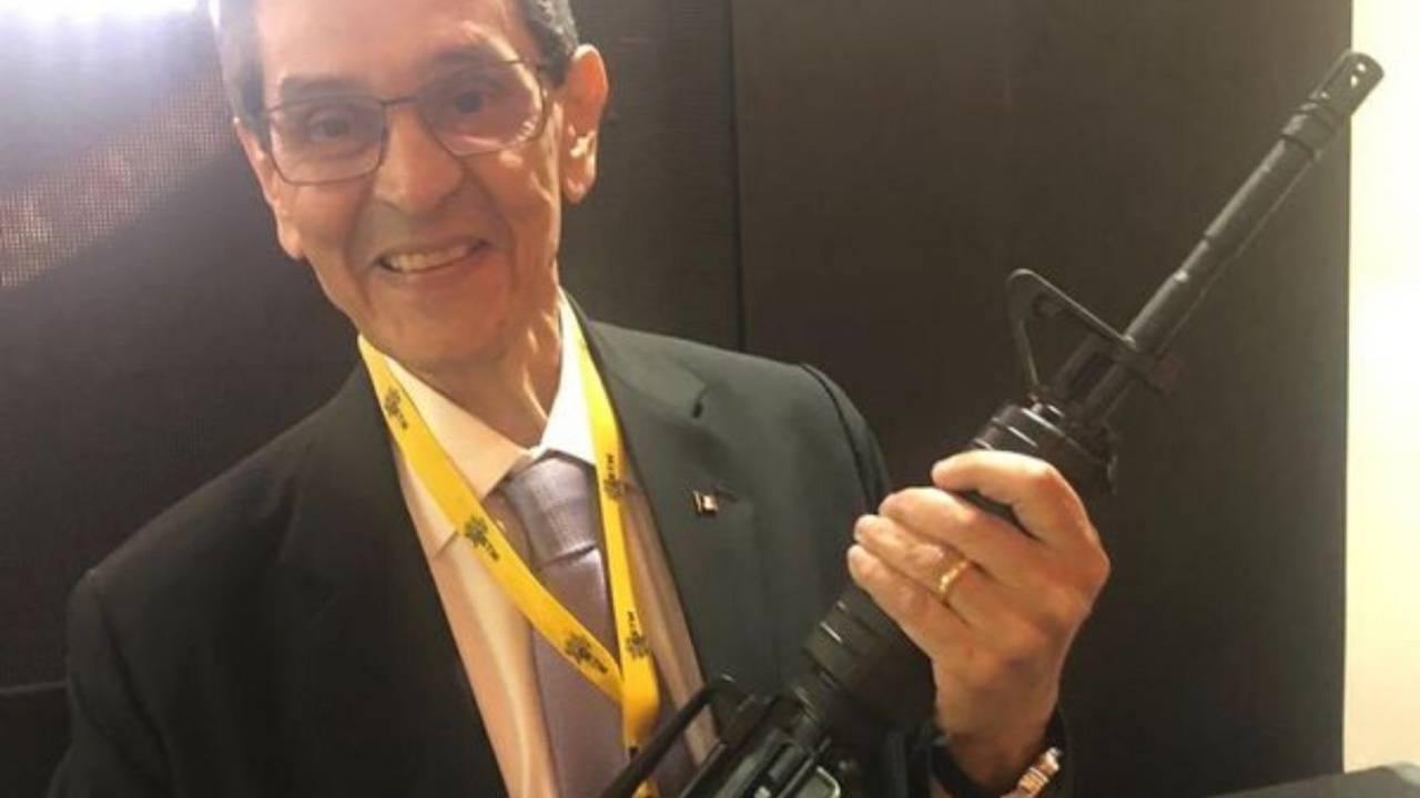 O presidente do PTB, Roberto Jefferson