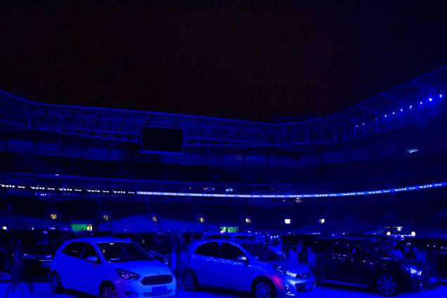 Show da banda Jota Quest em estilo "drive-in" realizado no Estádio Allianz Parque, em São Paulo Show da banda Jota Quest em estilo "drive-in" realizado no Estádio Allianz Parque, em São Paulo