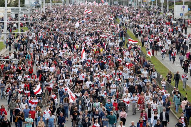 BELARUS-POLITICS-UNREST-DEMO