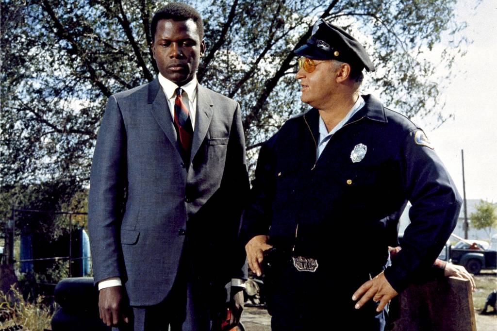 Sidney Poitier, Rod Steiger PIONEIRO - Sidney Poitier em No Calor da Noite: carisma contra preconceitos -
