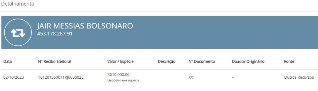 doação bolsonaro doação bolsonaro