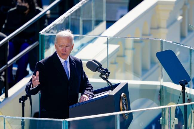 Joe Biden toma posse como 46º presidente dos Estados Unidos Joe Biden toma posse como 46º presidente dos Estados Unidos