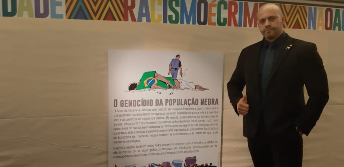 Em seus ataques, Daniel Silveira ameaçou ‘descarregar arma’ nos antifas