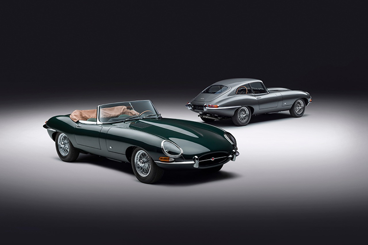 EDIÇÃO LIMITADA - Unidades do Jaguar E-Type Série 1, conversível e cupê: não podem ser vendidas separadamente -