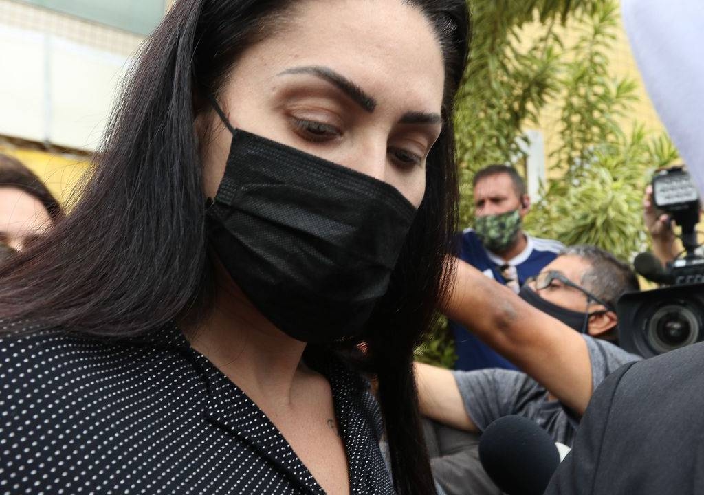 Monique Medeiros, mãe do menino Henry, de 4 anos: alegação de estar correndo risco no presídio na capital fluminense