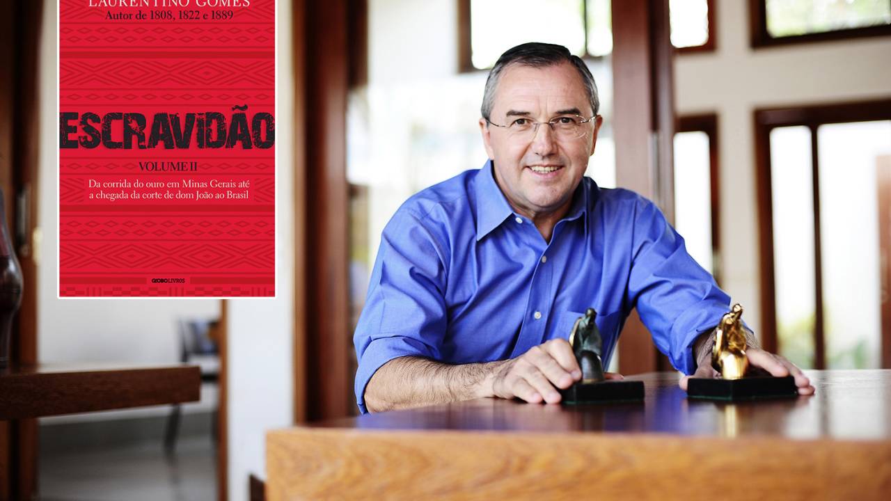 O jornalista e escritor, Laurentino Gomes -