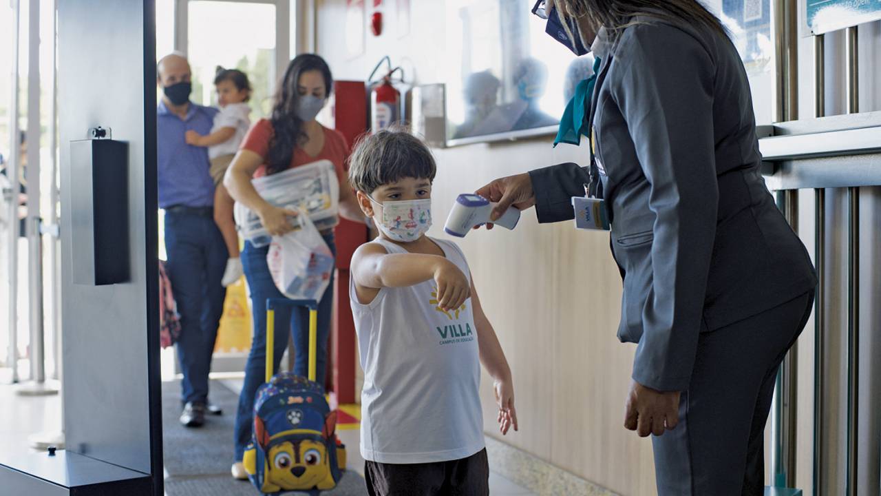 ADAPTAÇÃO - Escola Villa Global, em Salvador: construção de um prédio novo para garantir o distanciamento da criançada -