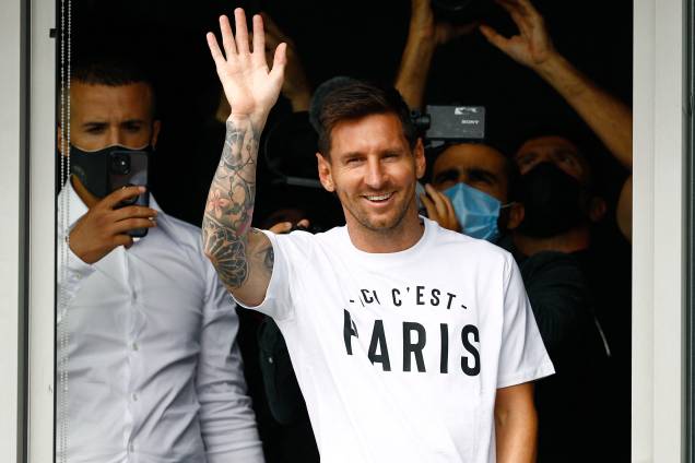 Novo reforço, Messi em sua primeira aparição em Paris - Novo reforço, Messi em sua primeira aparição em Paris -