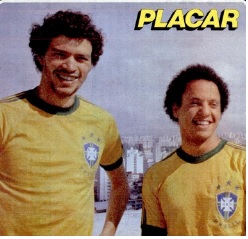 Sócrates e Reinaldo em edição de 1979 de PLACAR de 1979 Sócrates e Reinaldo em edição de 1979 de PLACAR de 1979