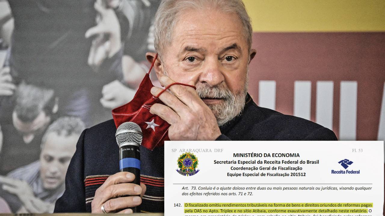 COBRANÇA - Lula: livre das condenações por corrupção, ele ainda enfrenta milionários processos tributários. Documento da Receita mostra que “o fiscalizado omitiu rendimentos” -