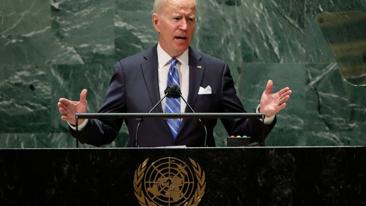 Presidente dos EUA, Joe Biden, discursa na ONU. 21/09/2021
