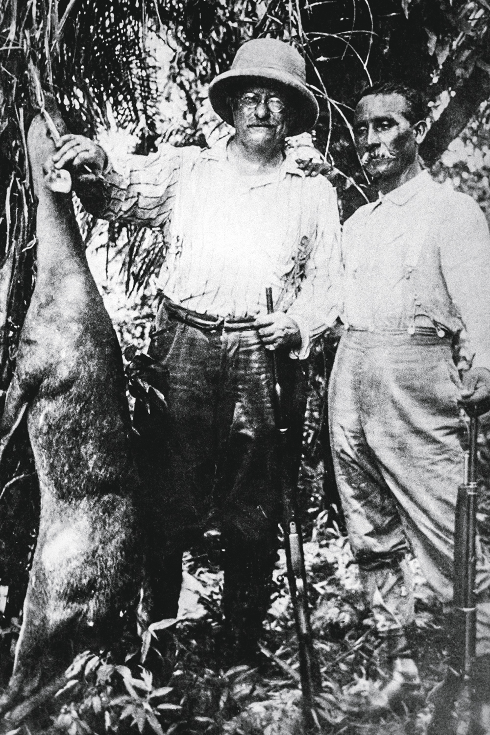 GettyImages-515512040.jpg REGISTRO - Roosevelt e Rondon em 1914: parceria foi fruto de convivência divergente, mas respeitosa -