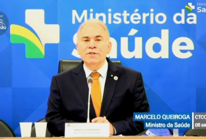 O Ministro da Saúde Marcelo Queiroga durante audiência na Comissão Temporária da Covid-19, no Senado - 08.09.2021