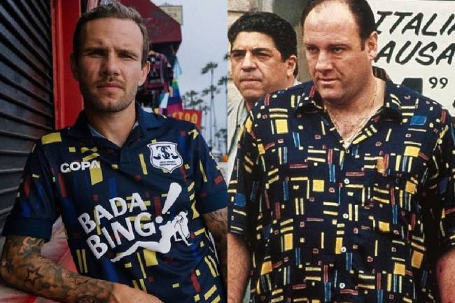 Camisa inspirada no personagem Tony Soprano. de ‘Família Soprano’ .