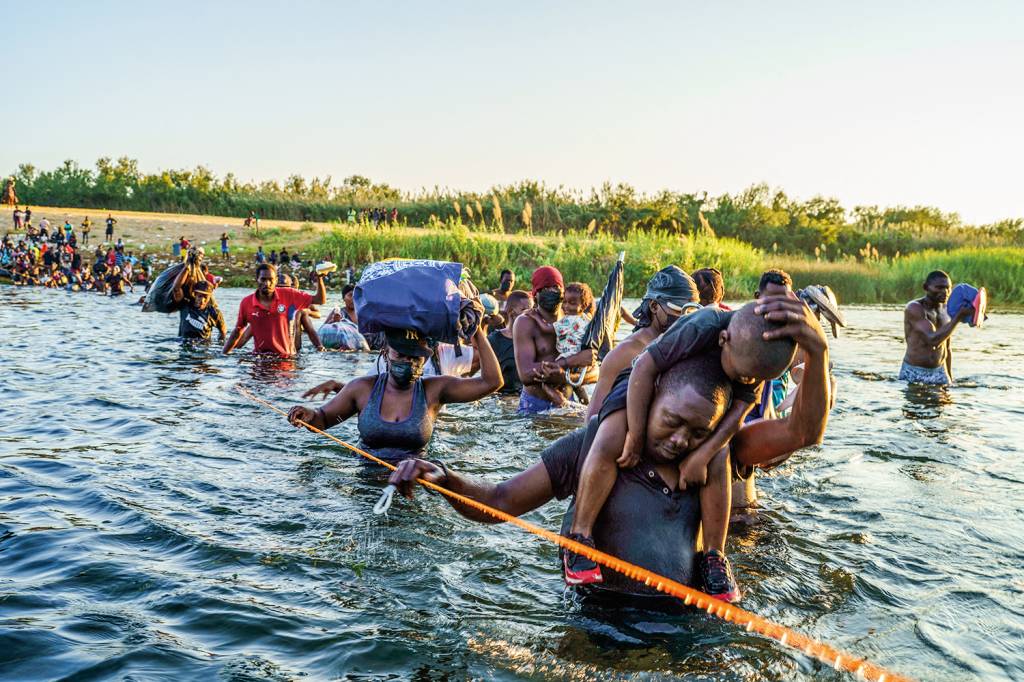 MEXICO-US-HAITI-MIGRATION CHOQUE - Imigrantes haitianos na fronteira: problema que se agrava a cada dia -