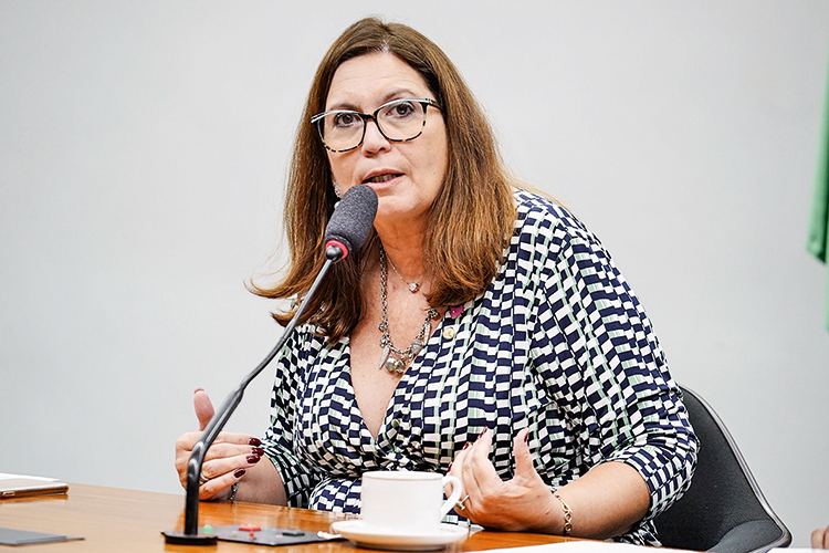 BIA KICIS-PSL-DF-09.jpg PROVOCAÇÃO - Bia Kicis: ela desencavou o projeto de Erundina para atacar o STF -