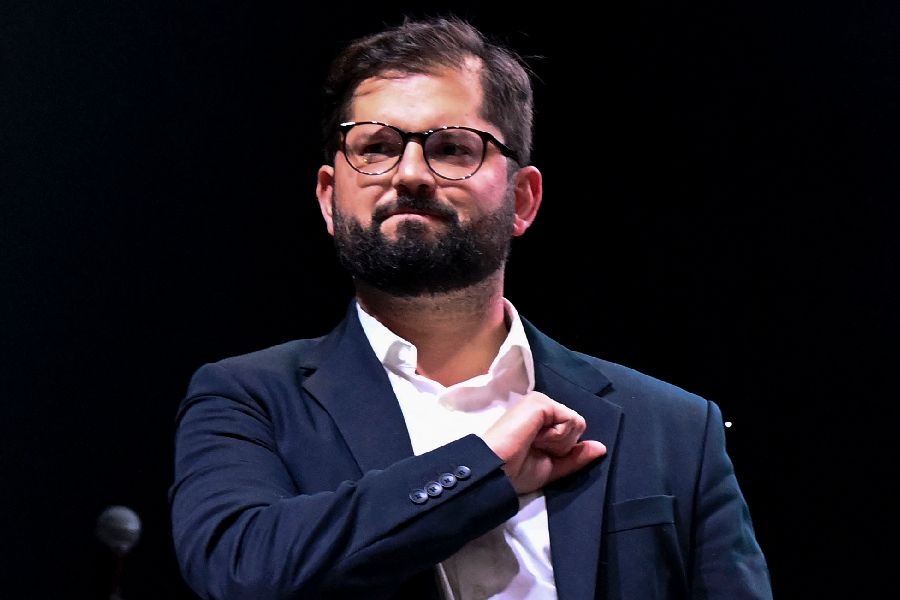 Gabriel Boric, presidente eleito do Chile - 20/12/2021 -