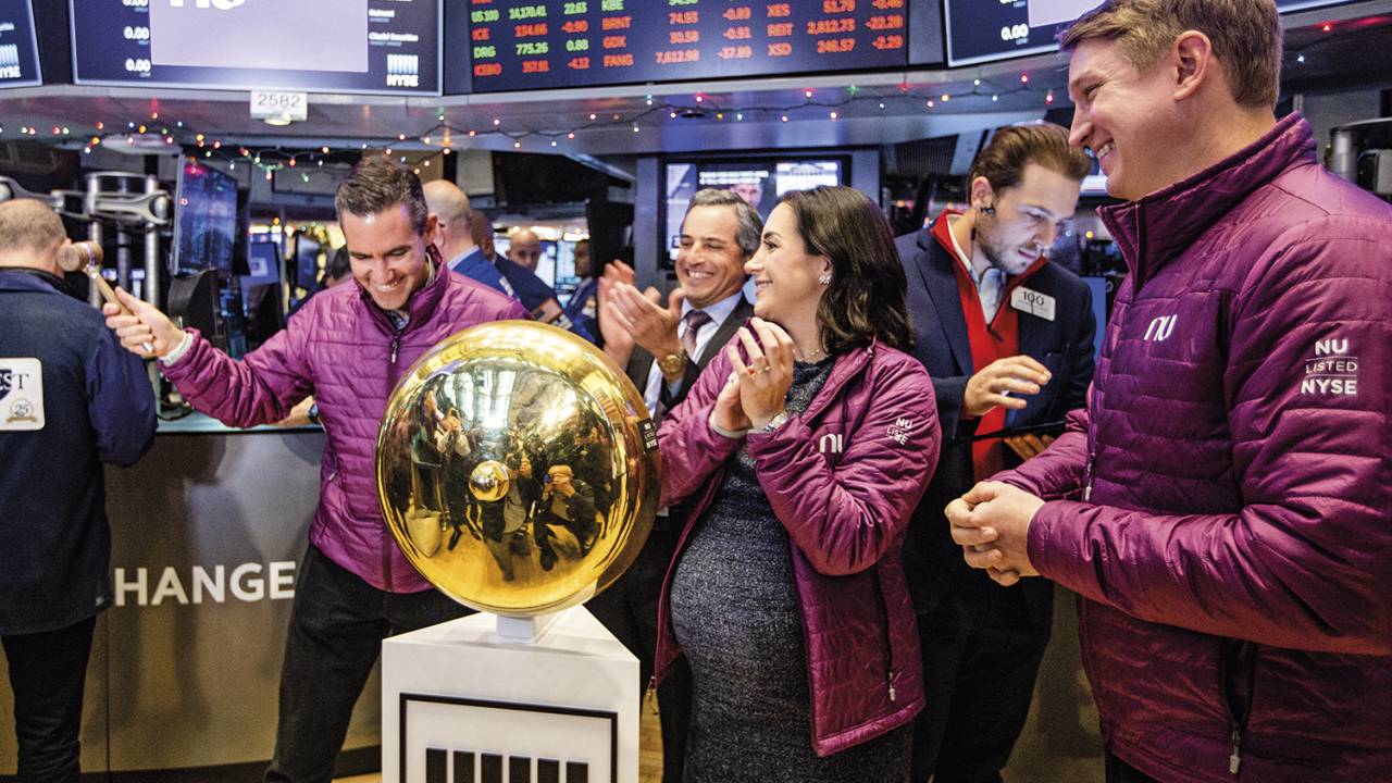 VIROU FESTA - Sócios do Nubank: estreia bilionária na Bolsa de Nova York -