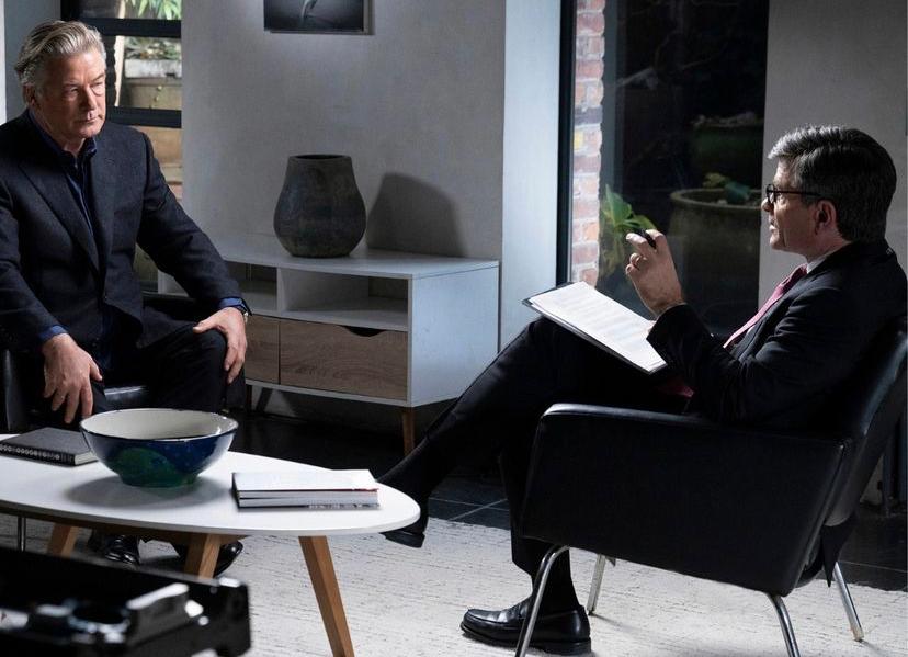 Alec Baldwin e George Stephanopoulos
