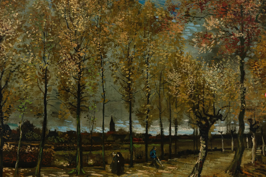 'Poplars near Nuenen', de 1885