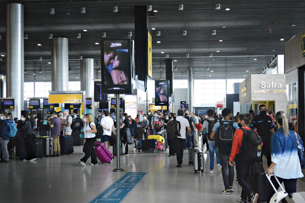 20211230132153357_36.jpg VOLTA DOS VIAJANTES - Aeroporto de Guarulhos: passagens mais caras -