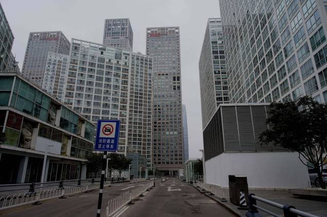 Lockdown imposto pelo governo chinês, devido a novos casos do Coronavírus Covid-19 em Pequim em 10 de maio de 2022. Lockdown imposto pelo governo chinês, devido a novos casos do Coronavírus Covid-19 em Pequim em 10 de maio de 2022.