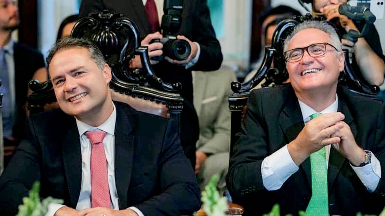 CLÃ ADVERSÁRIO - Renan Filho e Renan pai: supremacia e oposição ao governo -