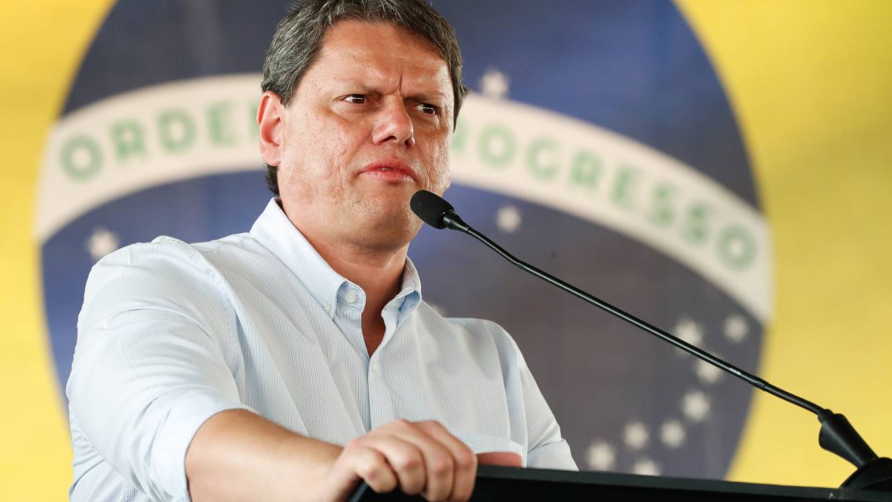 (Sinop - MT, 18/09/2020) Palavras do Ministro de Estado da Infraestrutura, Tarcísio Gomes de Freitas.Foto: Alan santos/PR
