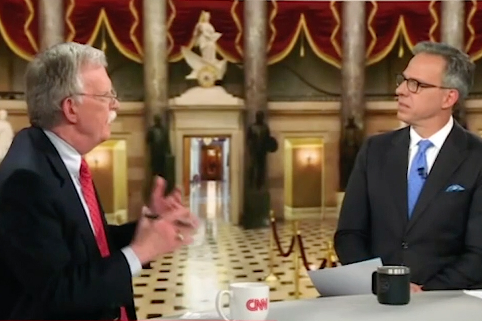 John Bolton a Jack Tapper, da CNN, ontem, sobre o plano de golpe de estado na Venezuela em 2019: "Não foi bem-sucedido" -