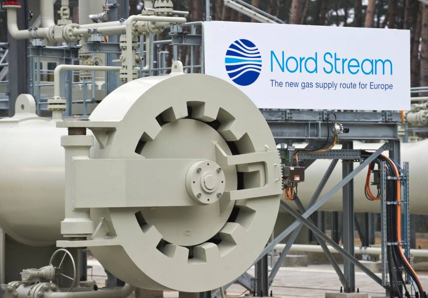 Gasodutos da empresa russa Nord Stream através do Mar Báltico, em Lubmin, nordeste da Alemanha. 20/07/2022