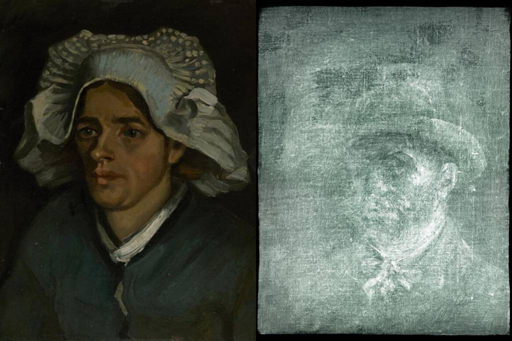 Autorretrato de Van Gogh é descoberto por trás de tela do pintor