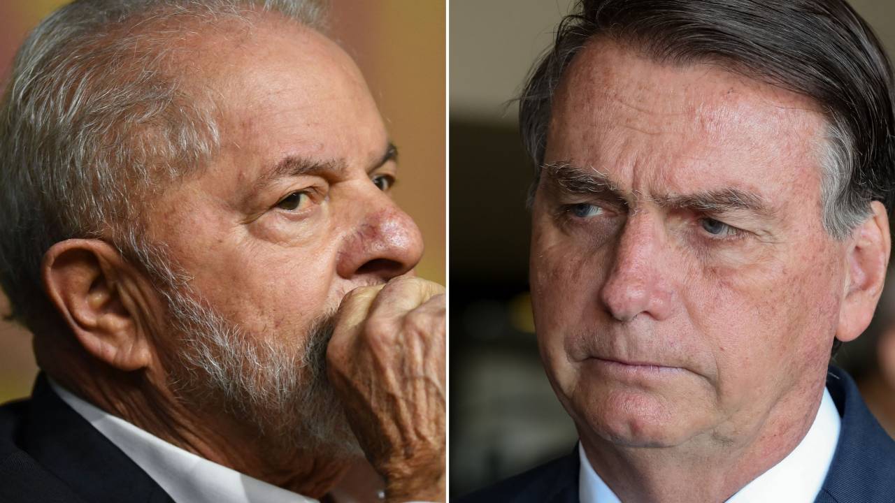 O ex-presidente Lula e o presidente Jair Bolsonaro