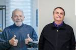 Lula e Jair Bolsonaro -