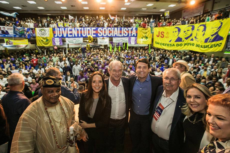 Ciro Gomes, candidato `a presidência da República pelo PDT, durante campanha em São Paulo no "Giro do Ciro", 05/08/2022.