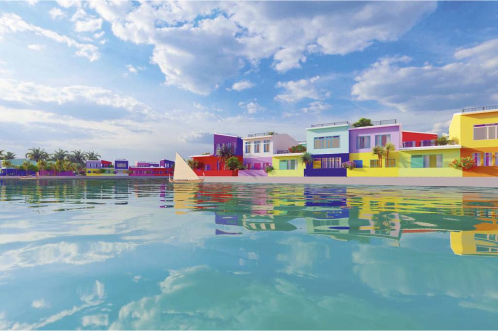 ILHAS-MALDIVAS-MALDIVES-FLOATING-CITY-MFC-2022-01-copy.jpg À PROVA DE ÁGUA - Nos atóis das Maldivas: com tecnologia holandesa, projeto de cidade para 20 000 habitantes tem toda a estrutura boiando no mar cristalino -