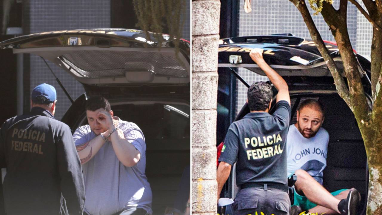 Gustado Henrique Elias Santos e Walter Delgatti Neto, dois dos investigados -