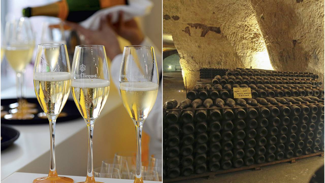 QUALIDADE - A produção armazenada (à dir.) da delicada bebida: o segredo é a combinação de uvas e o terroir de solo e clima ideais -