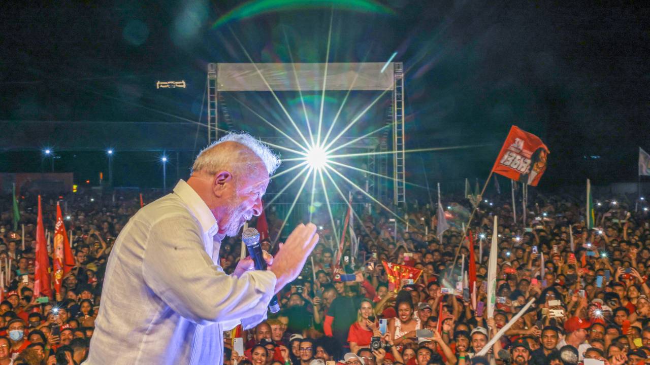 01.09.2022 - LULA EM BELÉM - Lula e Beto Faro participam do Ato Vamos Juntos pelo Pará e pelo Brasil, no Espaço Náutico Marine Clube, em Belém (PA). Foto: Ricardo Stuckert