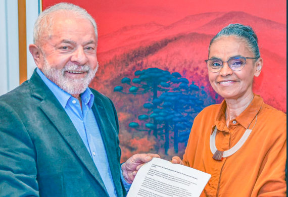 Lula e Marina Silva