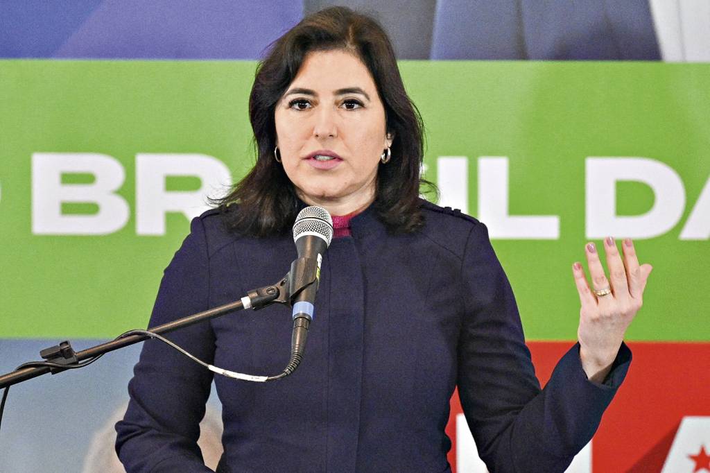 000_32KX8QE.jpg RECOMPENSA - Simone Tebet: sinais de que a senadora poderá ocupar um ministério da área social do futuro governo -