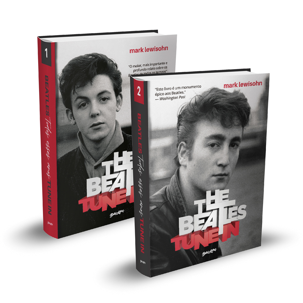 3D-capa-the-beatles—tune-in-1.jpg THE BEATLES: TODOS ESSES ANOS. PARTE 1: TUNE IN, de Mark Lewisohn (Belas Letras; tradução de Fernando Scoczynski Filho e Henrique Guerra; 1 280 páginas; 899 reais, a caixa de luxo, e 149 reais, o volume I em brochura) -