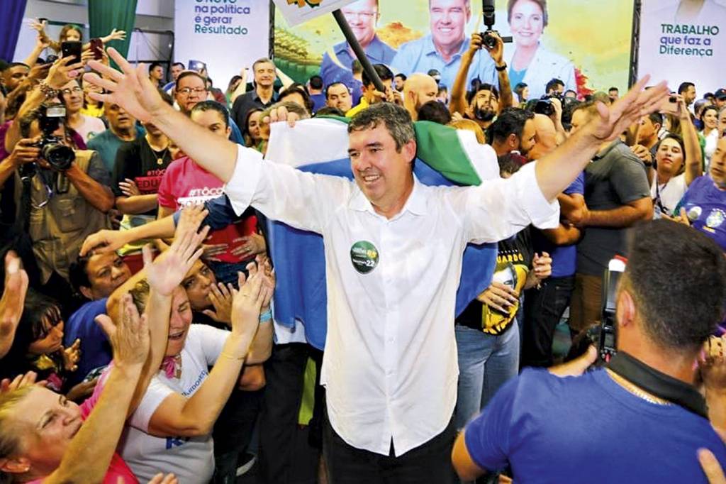EDUARDO-RIEDEL-VITORIA-ELEICAO-2022-09-copy.jpg CONTINUIDADE - Riedel: o candidato garantiu reeleição em Mato Grosso do Sul -